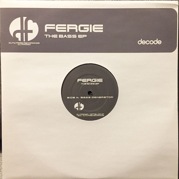 Fergie - The Bass EP | Duty Free Recordings (DF TEL 004P) - main