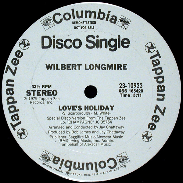 Wilbert Longmire - Love's Holiday | Columbia (23-10923)