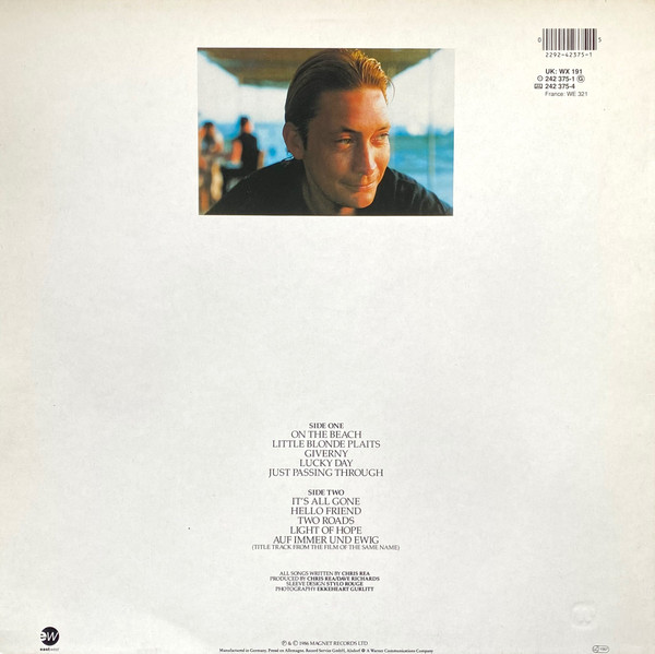 Chris Rea - On The Beach | EastWest (WX 191) - 2