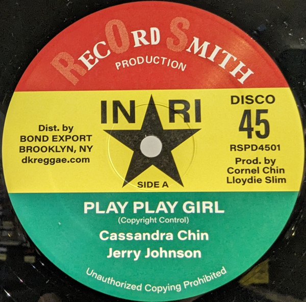 Cassandra Chin , Jerry Johnson - Play Play Girl / Ten To One | Record Smith Production (RSPD4501)