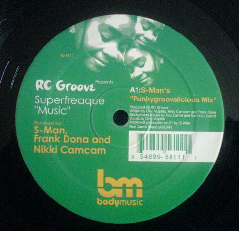 RC Groove - Superfreaque "Music" (Remixes) | Body Music (BM811) - main