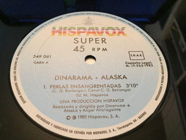 Alaska Y Dinarama - Perlas Ensangrentadas | Hispavox (549 061) - 3