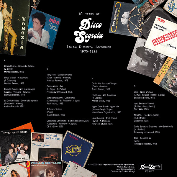 Various - Discoteca Sound: Italian Discoteca Underground 1975–1986 | Disco Segreta (DS LP X) - 2
