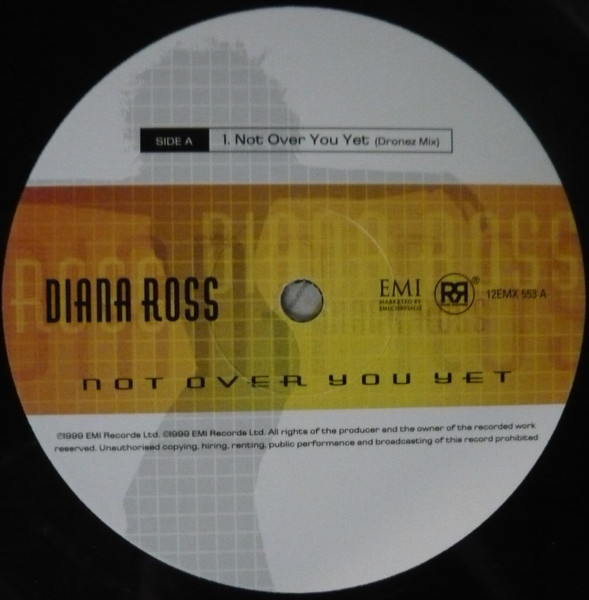 Diana Ross - Not Over You Yet | EMI (12EMX 553) - 3