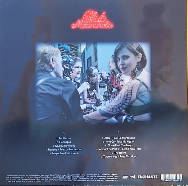Greg Kozo - Club Melancholia | Enchanté Records (ENCH 75) - 2