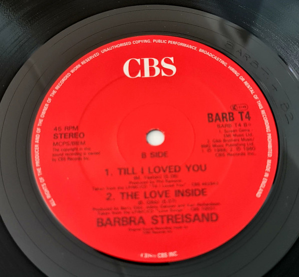 Barbra Streisand - We're Not Makin' Love Anymore | CBS (BARB T4) - 3