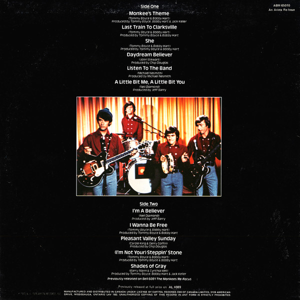 The Monkees - The Monkees Greatest Hits | Arista (ABM 65010) - 2