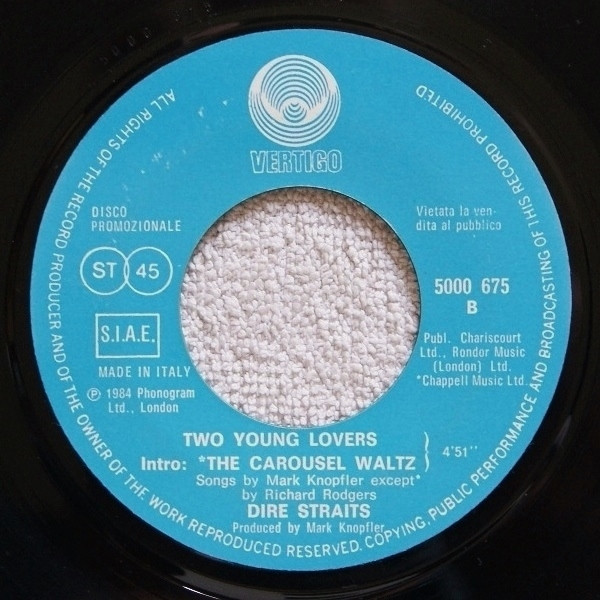 Dire Straits - Solid Rock (Live) / Two Young Lovers / Intro: The Carousel Waltz | Vertigo (5000 675) - 4