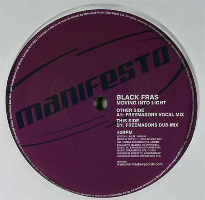 Black Fras - Moving Into Light | Manifesto (987 464-9)