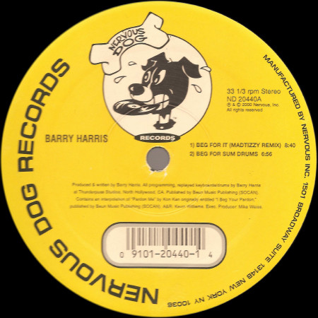 Barry Harris - Beg For It | Nervous Dog Records (ND 20440)