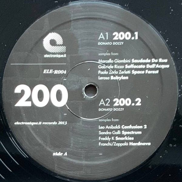 Donato Dozzy - 200 | electronique.it (ELE-R004) - 3