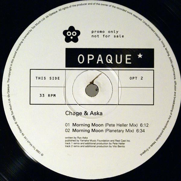 Chage & Aska - Morning Moon | Opaque Records (OPT 02)