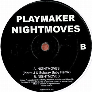 Playmaker - Nightmoves | Q-Records (QREC-022)