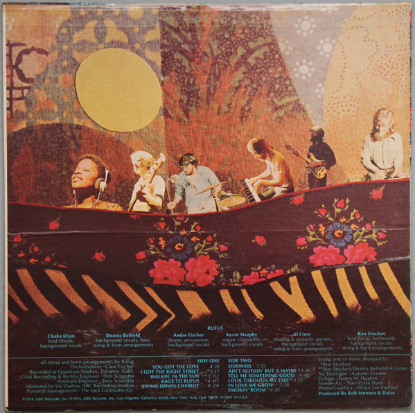 Rufus Featuring Chaka Khan - Rags To Rufus | Dunhill (ABCX-809) - 2 Rufus Featuring Chaka Khan - Rags To Rufus | Dunhill (ABCX-809) - 2