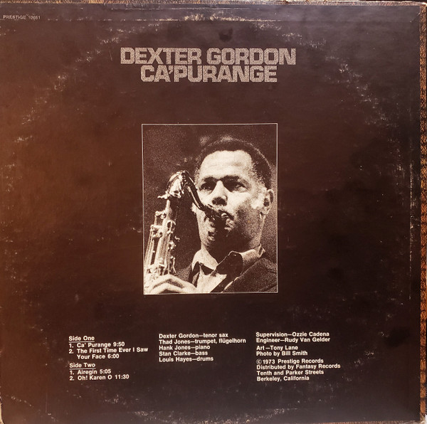 Dexter Gordon - Ca' Purange | Prestige (PR 10051)