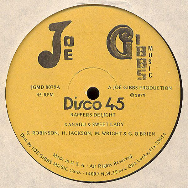 Xanadu & Sweet Lady - Rappers Delight | Joe Gibbs Music (JGMD 8079)