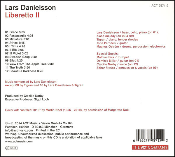Lars Danielsson - Liberetto II | ACT (ACT 9571-2) - 2 Lars Danielsson - Liberetto II | ACT (ACT 9571-2) - 2