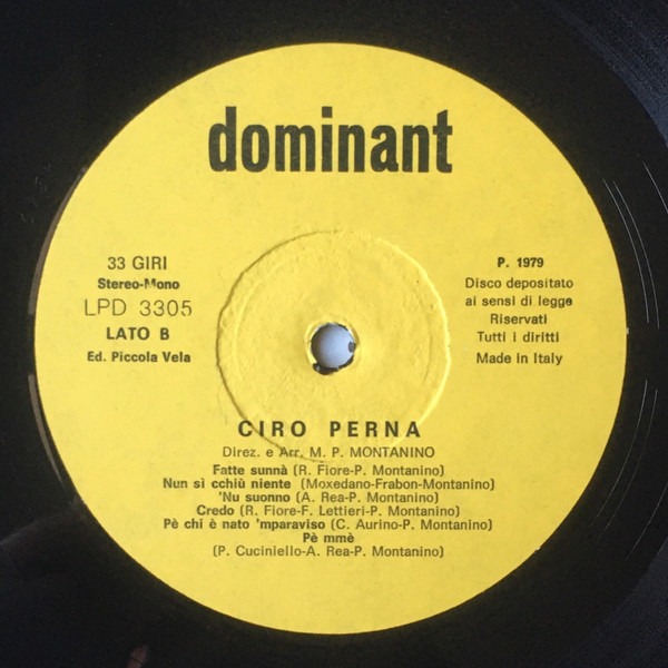 Ciro Perna - Ritorna Ammore | Dominant (LPD 3305) - 4