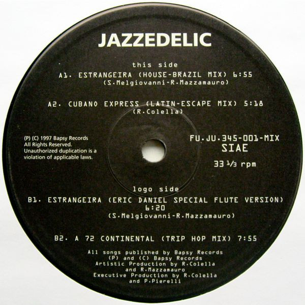 Jazzedelic - The Estrangeira E.P. (Latin House Excursions) | Funky Juice Records (FU.JU.345-001-MIX)