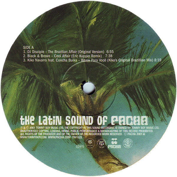 Various - The Latin Sound Of Pacha | Tommy Boy (TBV 1522) - 3 Various - The Latin Sound Of Pacha | Tommy Boy (TBV 1522) - 3