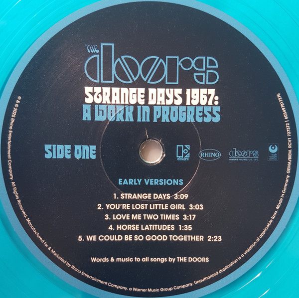 The Doors - Strange Days 1967: A Work In Progress | Rhino Records (RCV1 727372) - 3