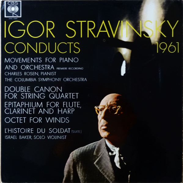 Igor Stravinsky - Igor Stravinsky Conducts, 1961 | CBS (BRG 72007) - main