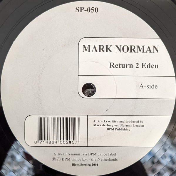 Mark Norman - Return 2 Eden / Overkill | Silver Premium (SP-050) - 2 Mark Norman - Return 2 Eden / Overkill | Silver Premium (SP-050) - 2
