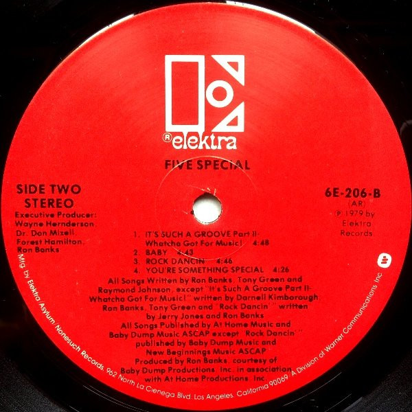 Five Special - Five Special | Elektra (6E-206) - 4