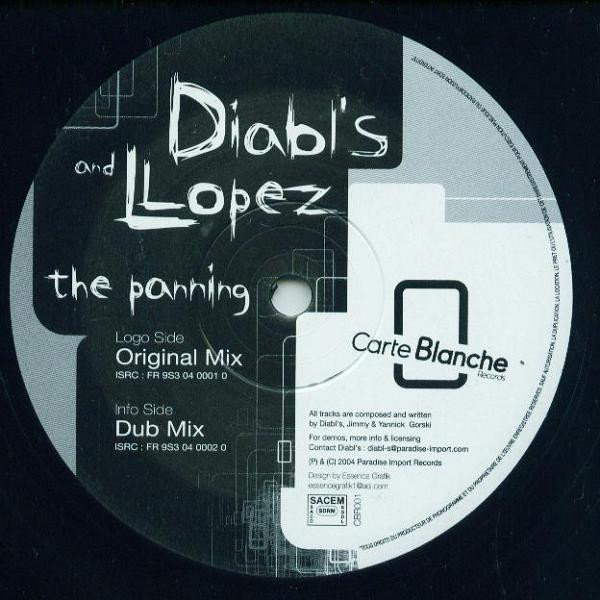Diabl's & Llopez - The Panning | Carte Blanche Records (CBR 001)