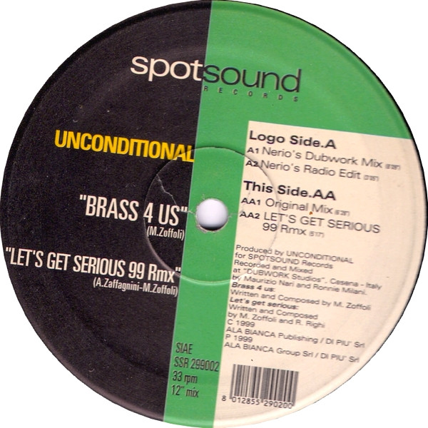 Unconditional - Brass 4 Us | Spotsound Records (SSR 299002)