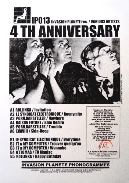Various - Invasion Planete Phonogrammes 4 Th Anniversary | Invasion Planète Recordings (IP013) - 3 Various - Invasion Planete Phonogrammes 4 Th Anniversary | Invasion Planète Recordings (IP013) - 3