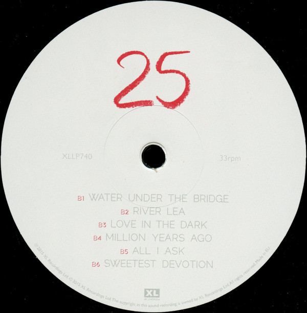Adele - 25 | XL Recordings (XLLP740) - 4 Adele - 25 | XL Recordings (XLLP740) - 4
