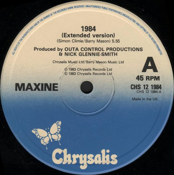 Maxine - 1984 | Chrysalis (CHS 12 1984) - 4