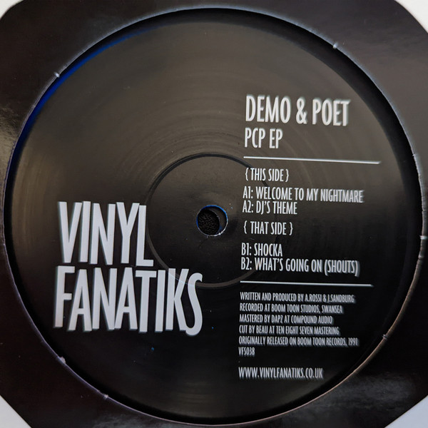 DJ Demo & Poet - PCP EP | Vinyl Fanatiks (VFS038)