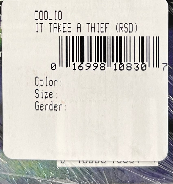 Coolio - It Takes A Thief | Tommy Boy (TB-1083-1) - 3