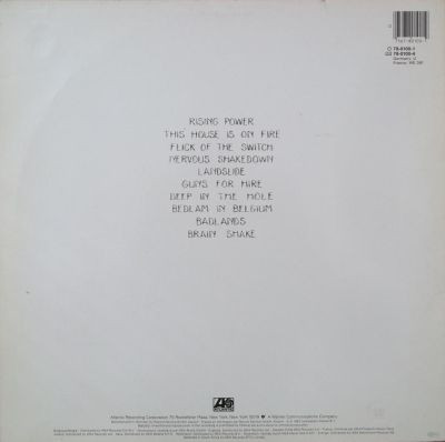 AC/DC - Flick Of The Switch | Atlantic (78-0100-1) - 3