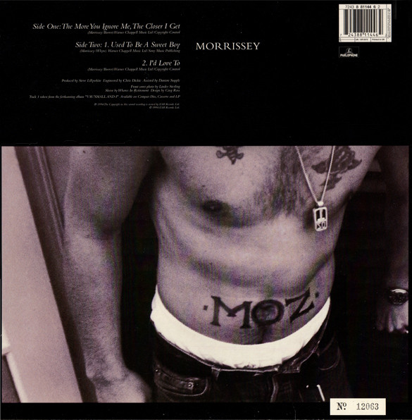 Morrissey - The More You Ignore Me, The Closer I Get | Parlophone (7243 8 81144 6 2) - 2 Morrissey - The More You Ignore Me, The Closer I Get | Parlophone (7243 8 81144 6 2) - 2