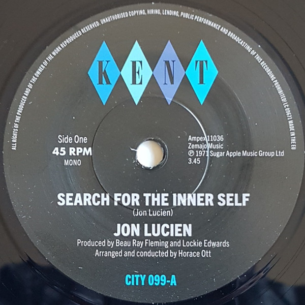 Jon Lucien - Search For The Inner Self | Kent Select (CITY 099) - main