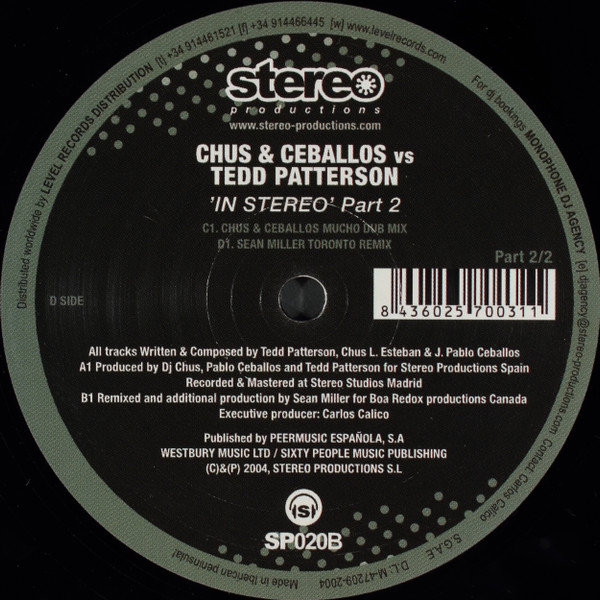 Chus & Ceballos vs. Tedd Patterson - In Stereo - Part 2 | Stereo Productions (SP020B)