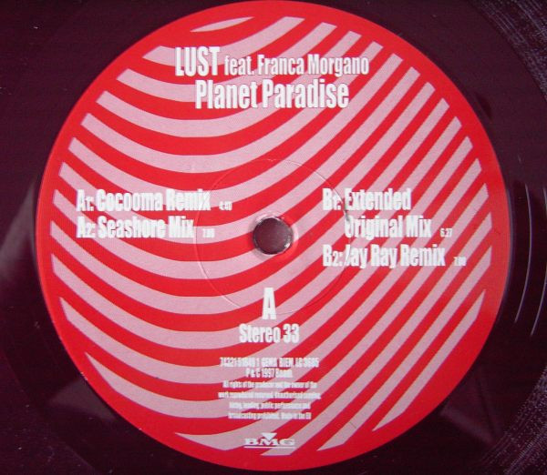 Lust feat. Franca Morgano - Planet Paradise | Beam Records (74321 51849 1) Lust feat. Franca Morgano - Planet Paradise | Beam Records (74321 51849 1)