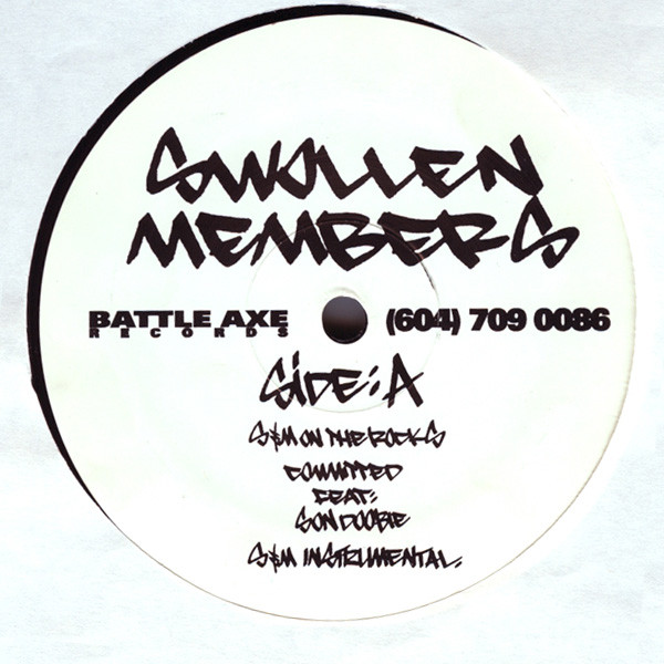 Swollen Members Featuring: Del Tha Funkee Homosapien , Funkdoobiest , Mix Master Mike - S&M On The Rocks / Committed / My Advice / Left Field | Battle Axe Records (BAR 1002) - 3 Swollen Members Featuring: Del Tha Funkee Homosapien , Funkdoobiest , Mix Master Mike - S&M On The Rocks / Committed / My Advice / Left Field | Battle Axe Records (BAR 1002) - 3