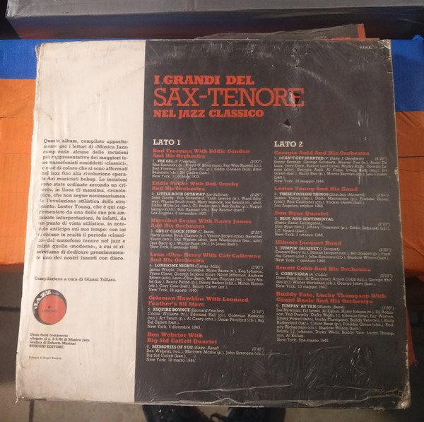 Various - I Grandi Del Sax-Tenore Nel Jazz Classico | Musica Jazz (2MJP 1023) - 3 Various - I Grandi Del Sax-Tenore Nel Jazz Classico | Musica Jazz (2MJP 1023) - 3