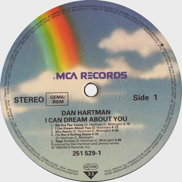 Dan Hartman - I Can Dream About You | MCA Records (251 529-1) - 3