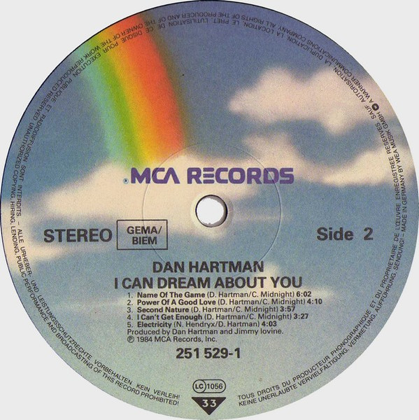 Dan Hartman - I Can Dream About You | MCA Records (251 529-1) - 4
