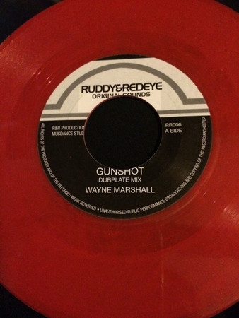 Wayne Marshall - Gunshot | Ruddy & Redeye Original Sounds (RR006)