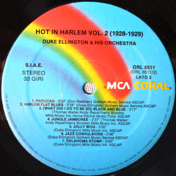 Duke Ellington And His Orchestra - "Hot In Harlem" (1928-1929) Vol. 2 | MCA Records (ORL 8511) - 4