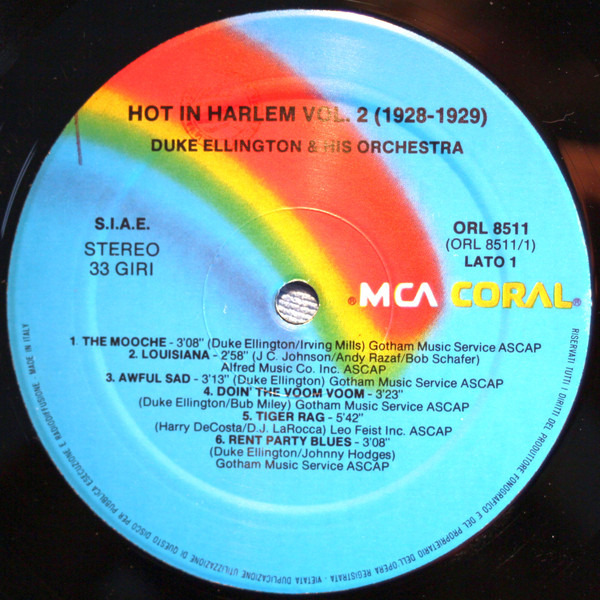 Duke Ellington And His Orchestra - "Hot In Harlem" (1928-1929) Vol. 2 | MCA Records (ORL 8511) - 3
