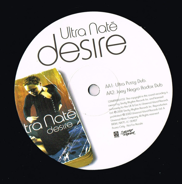Ultra Naté - Desire (DJ Promo 2) | AM:PM (12 AMPMXDJ 133) - 4