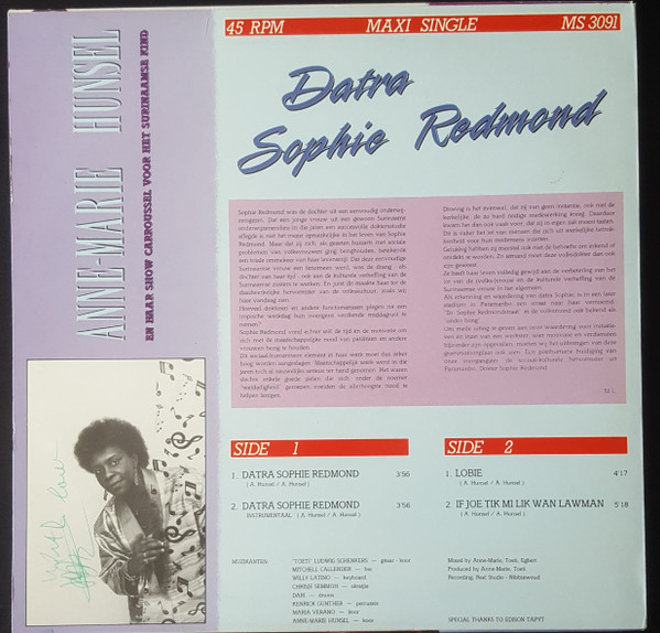 Anne-Marie Hunsel - Datra Sophie Redmond | Not On Label (MS 3091) - 4 Anne-Marie Hunsel - Datra Sophie Redmond | Not On Label (MS 3091) - 4