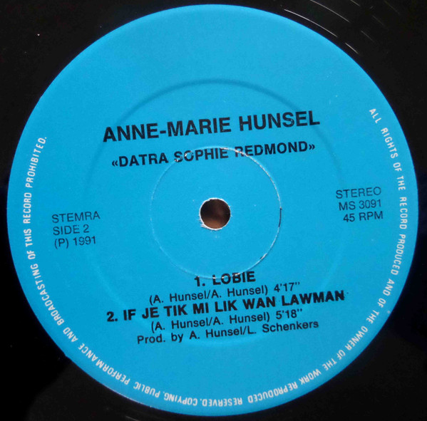 Anne-Marie Hunsel - Datra Sophie Redmond | Not On Label (MS 3091) - 3 Anne-Marie Hunsel - Datra Sophie Redmond | Not On Label (MS 3091) - 3